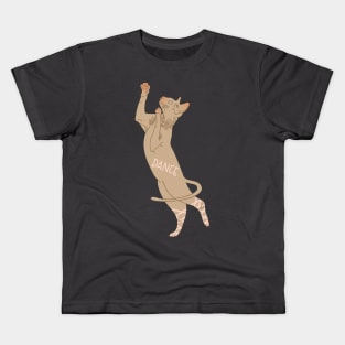 sphinx cat dancing ballet Kids T-Shirt